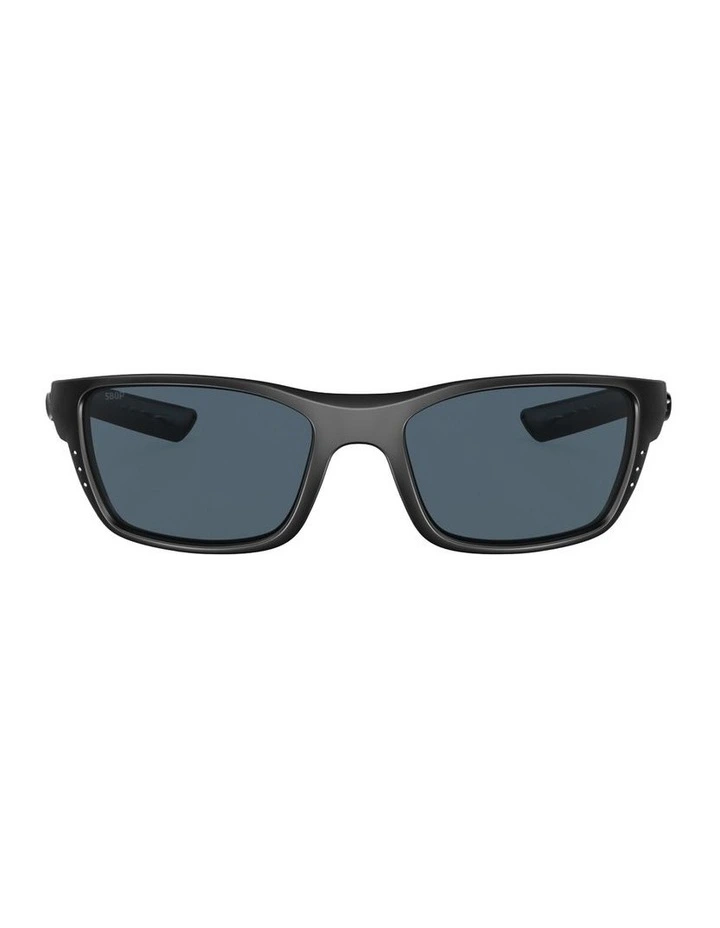 Whitetip Injected Polarised Sunglasses in Black image 1