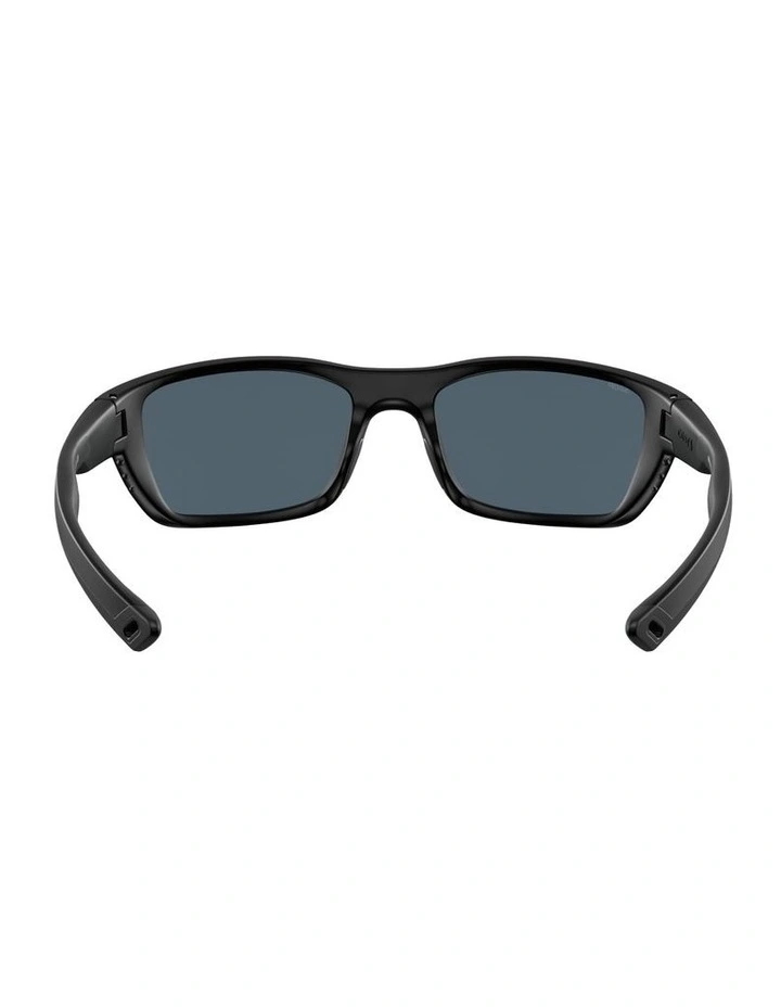 Whitetip Injected Polarised Sunglasses in Black image 3