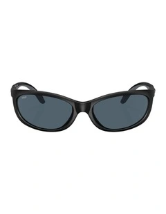 Fathom Injected Polarised Sunglasses in Black