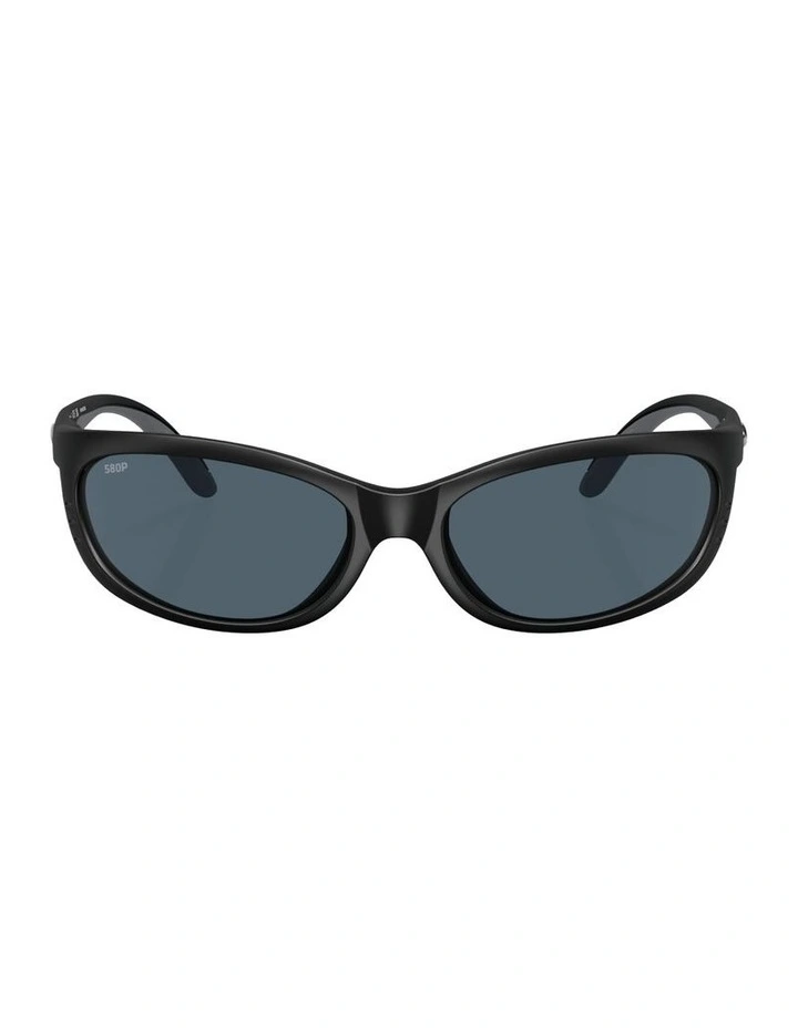 Fathom Injected Polarised Sunglasses in Black image 1