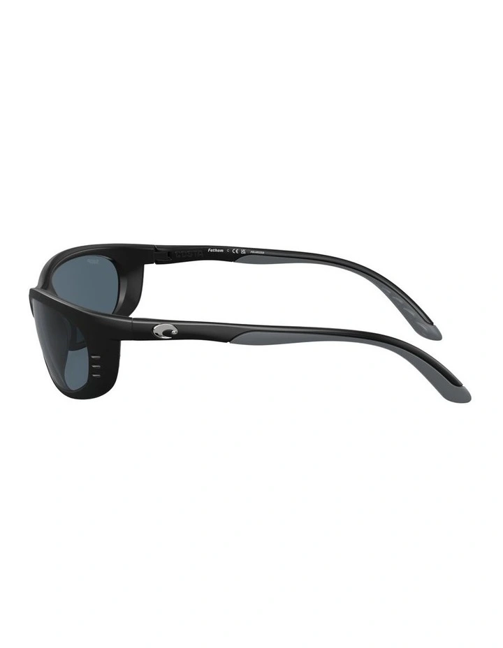 Fathom Injected Polarised Sunglasses in Black image 2