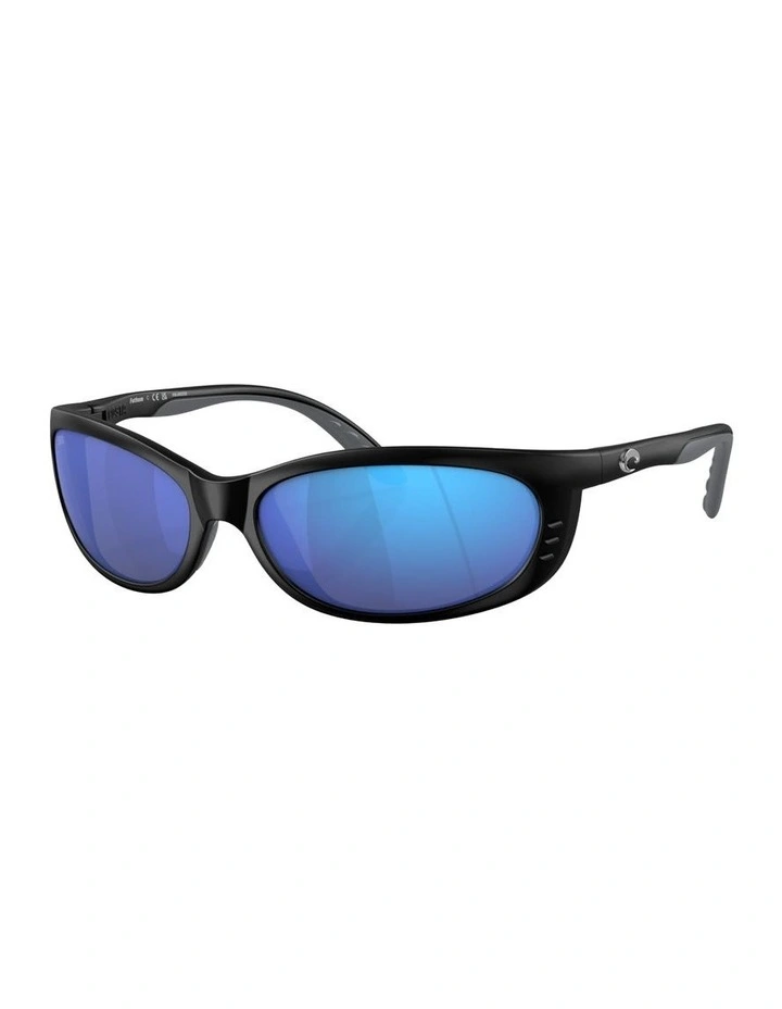 Fathom Injected Polarised Sunglasses in Black image 1