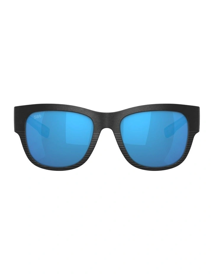 Caleta Injected Polarised Sunglasses in Black image 1