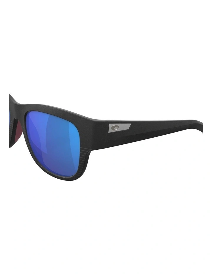 Caleta Injected Polarised Sunglasses in Black image 4