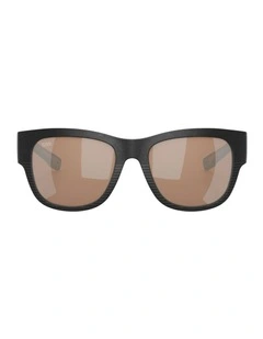 Caleta Injected Polarised Sunglasses in Black