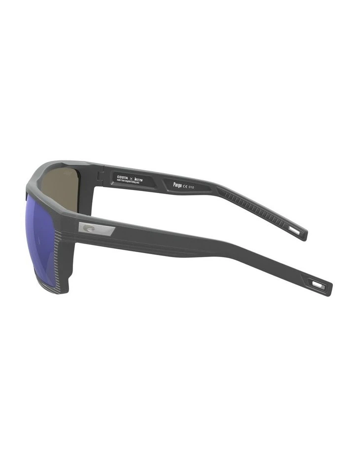 Pargo Injected Polarised Sunglasses in Grey image 3