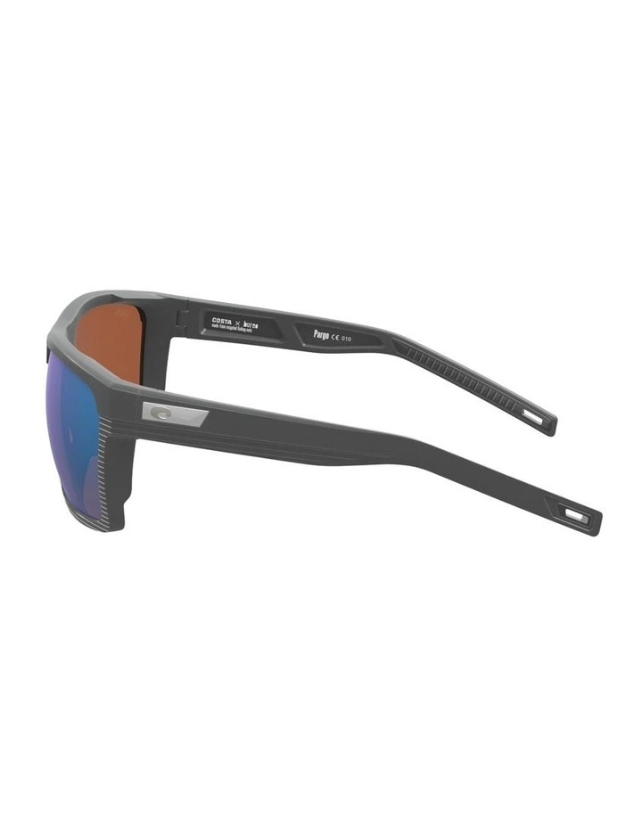 Pargo Injected Polarised Sunglasses in Grey image 3