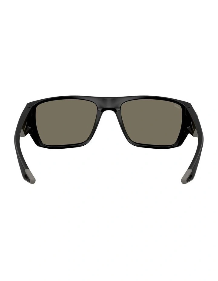Finlet Injected Polarised Sunglasses in Black image 3