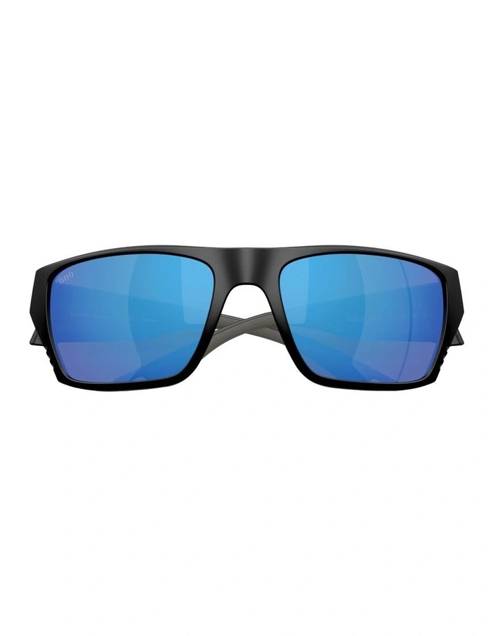 Finlet Injected Polarised Sunglasses in Black image 4