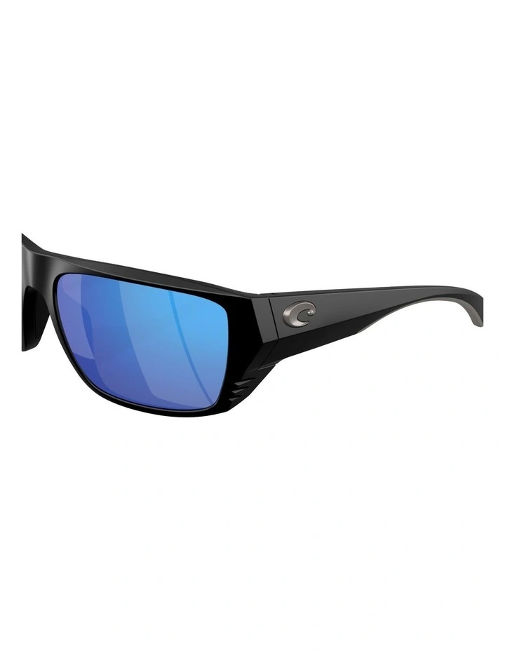 Finlet Injected Polarised Sunglasses in Black image 5