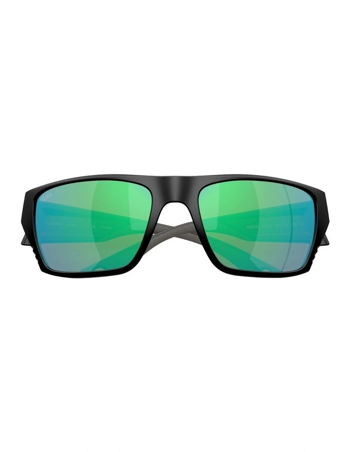 Finlet Injected Polarised Sunglasses in Black image 4