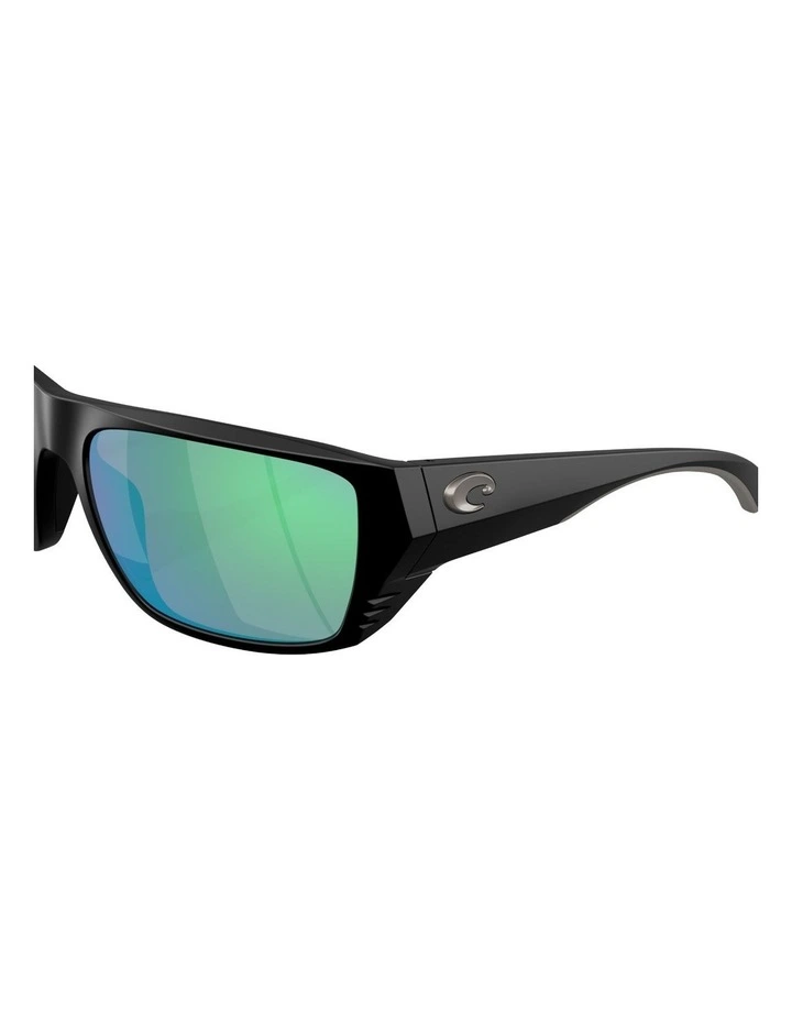 Finlet Injected Polarised Sunglasses in Black image 5