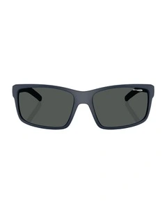 Fastball Injected Sunglasses in Blue