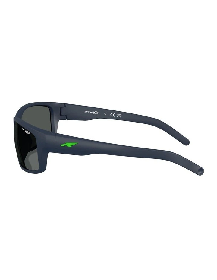 Fastball Injected Sunglasses in Blue image 2
