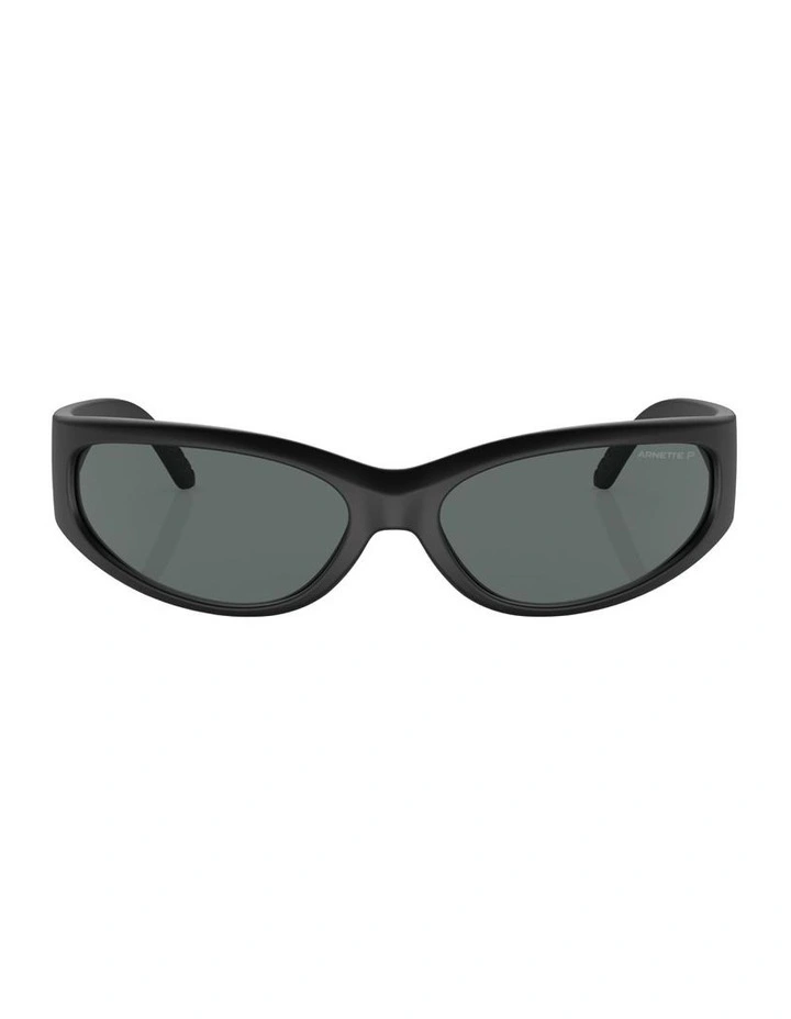 Catfish Injected Polarised Sunglasses in Black image 2