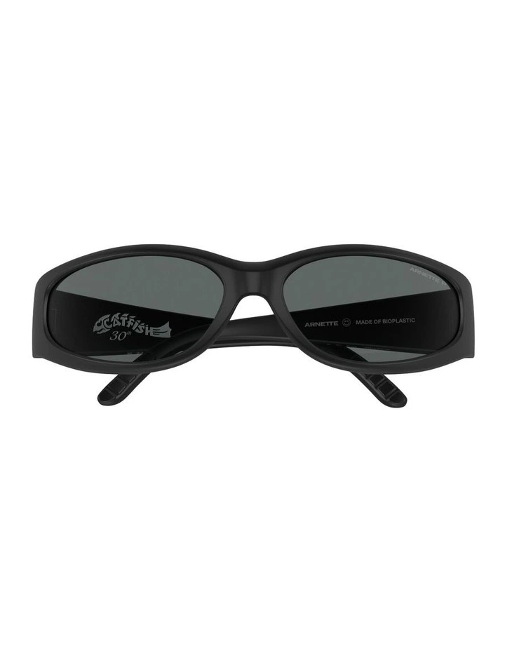 Catfish Injected Polarised Sunglasses in Black image 4