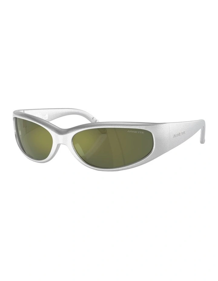 Arnette Catfish Injected Sunglasses in Silver image 1