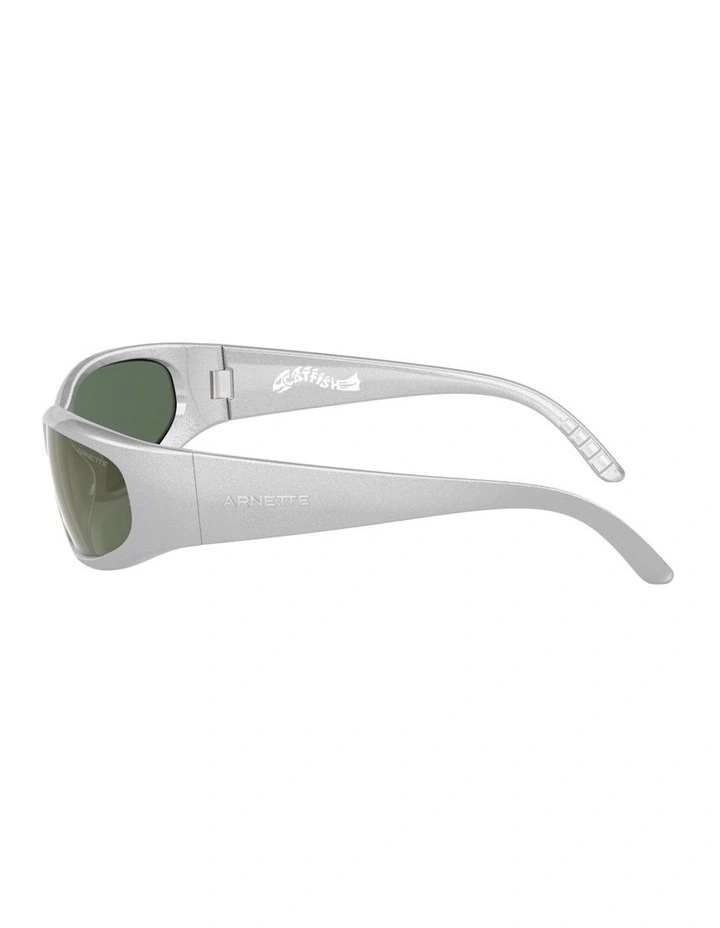 Arnette Catfish Injected Sunglasses in Silver image 3