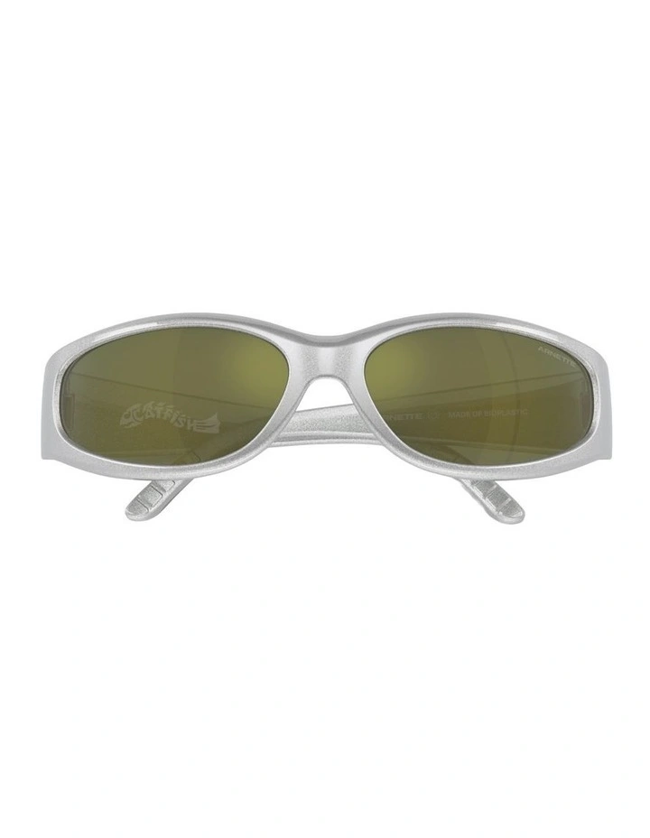 Arnette Catfish Injected Sunglasses in Silver image 4