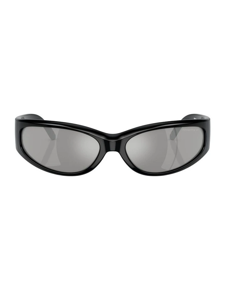 Catfish Injected Polarised Sunglasses in Black image 2
