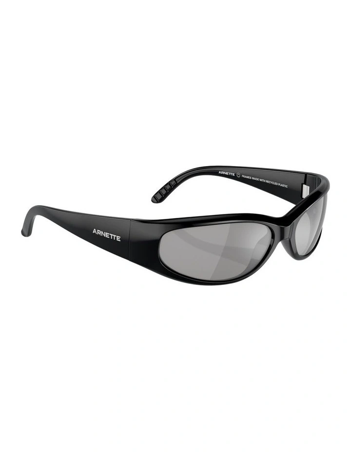 Catfish Injected Polarised Sunglasses in Black image 4