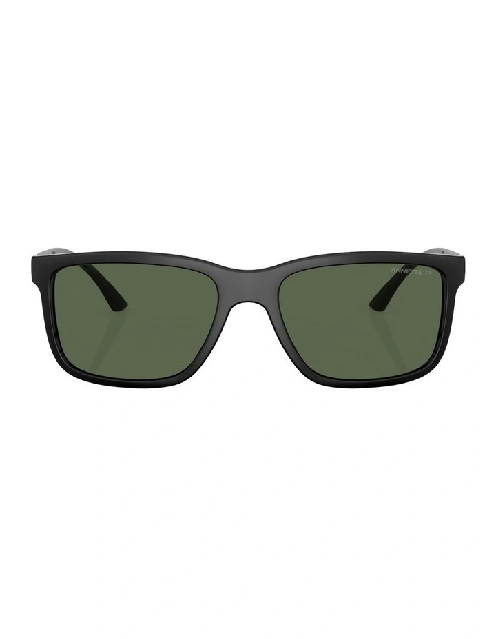 Headlight Injected Polarised Sunglasses in Black image 1