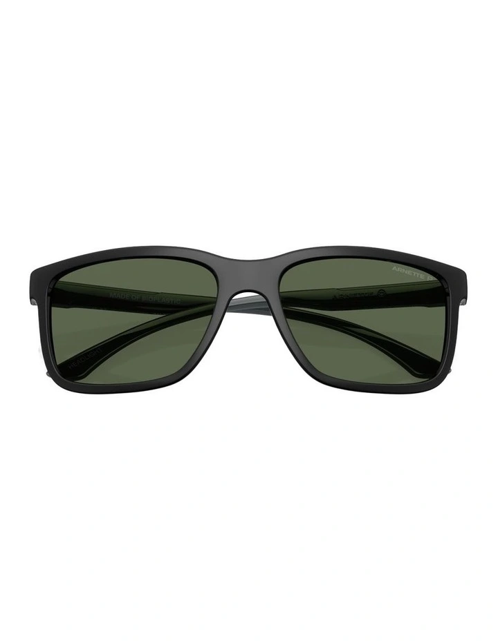 Headlight Injected Polarised Sunglasses in Black image 4