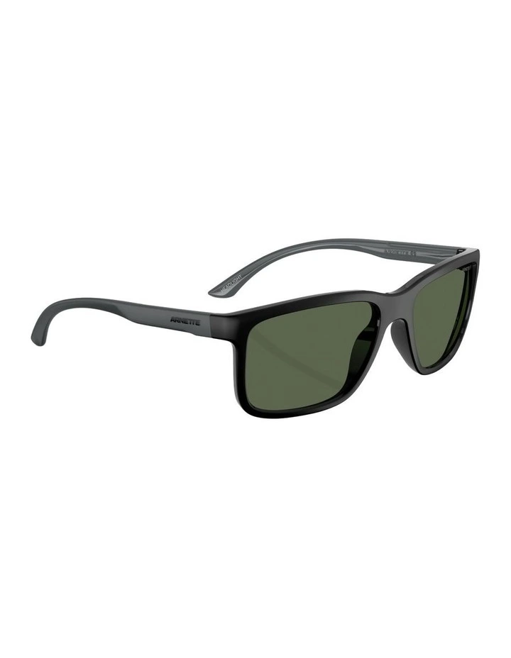 Headlight Injected Polarised Sunglasses in Black image 5