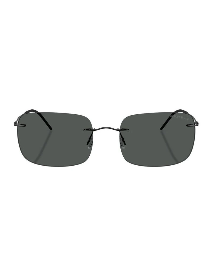 Metal Sunglasses in Black image 1