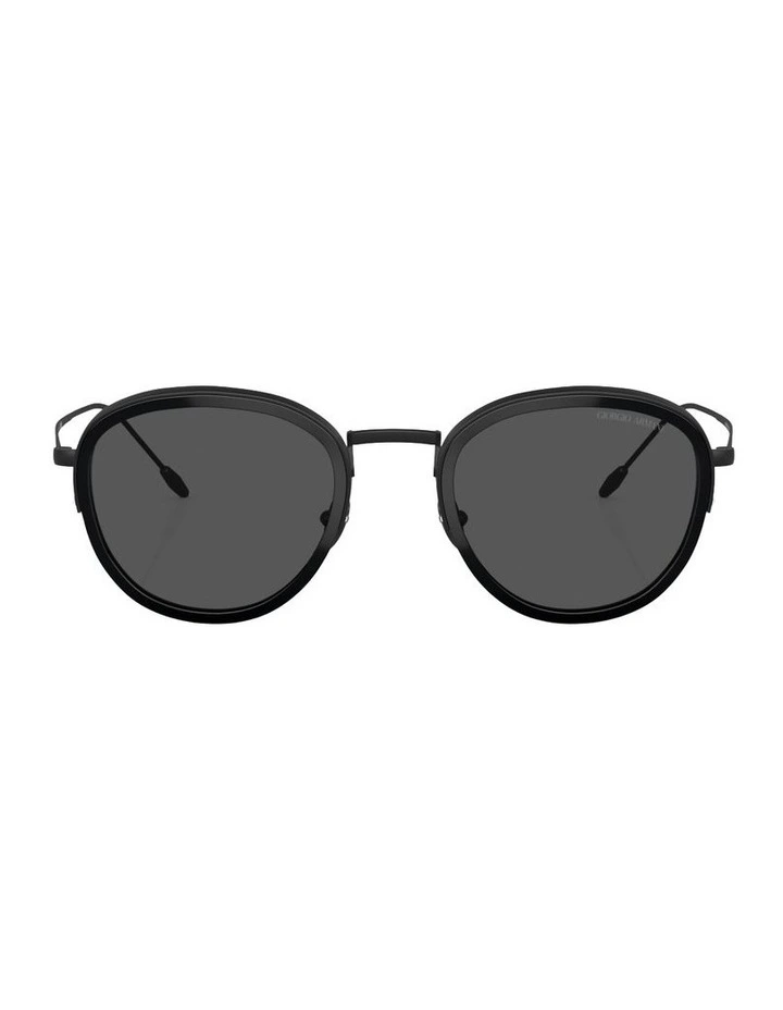 Metal Sunglasses in Black image 2