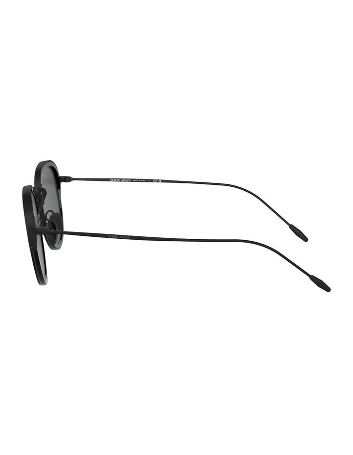 Metal Sunglasses in Black image 3