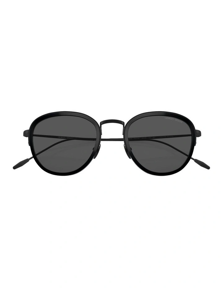 Metal Sunglasses in Black image 4