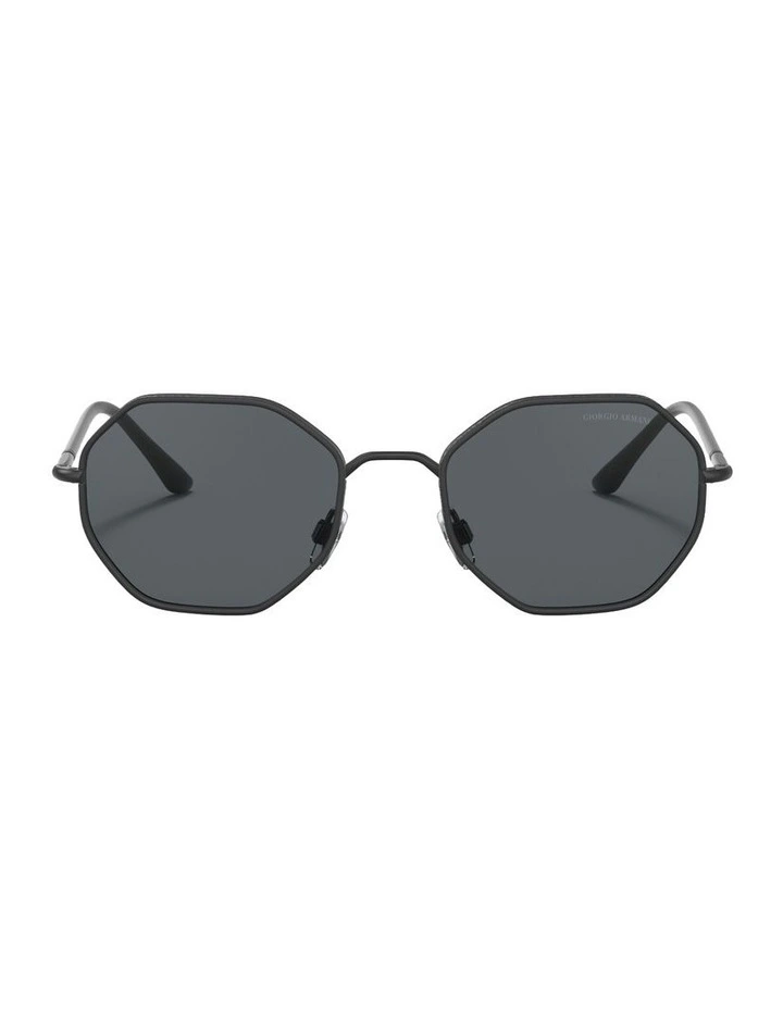 Metal Sunglasses in Black image 2