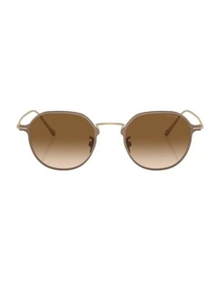 Titanium Sunglasses AR6138T in Brown