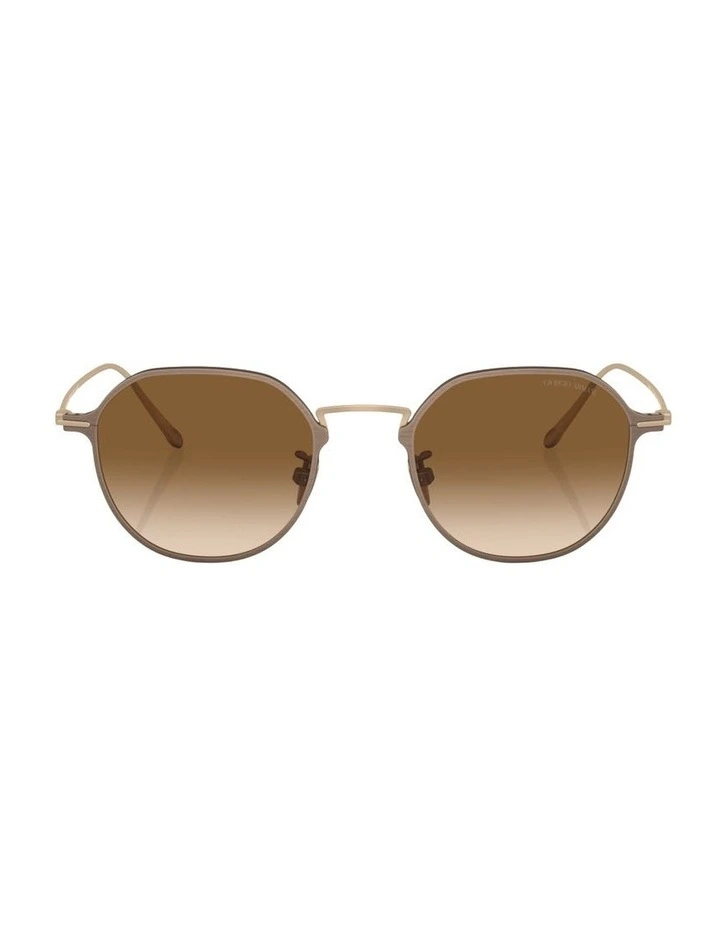 Titanium Sunglasses AR6138T in Brown image 1
