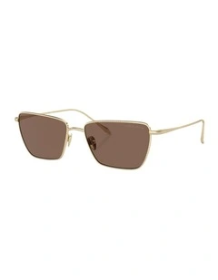 Metal Sunglasses AR6153 in Gold