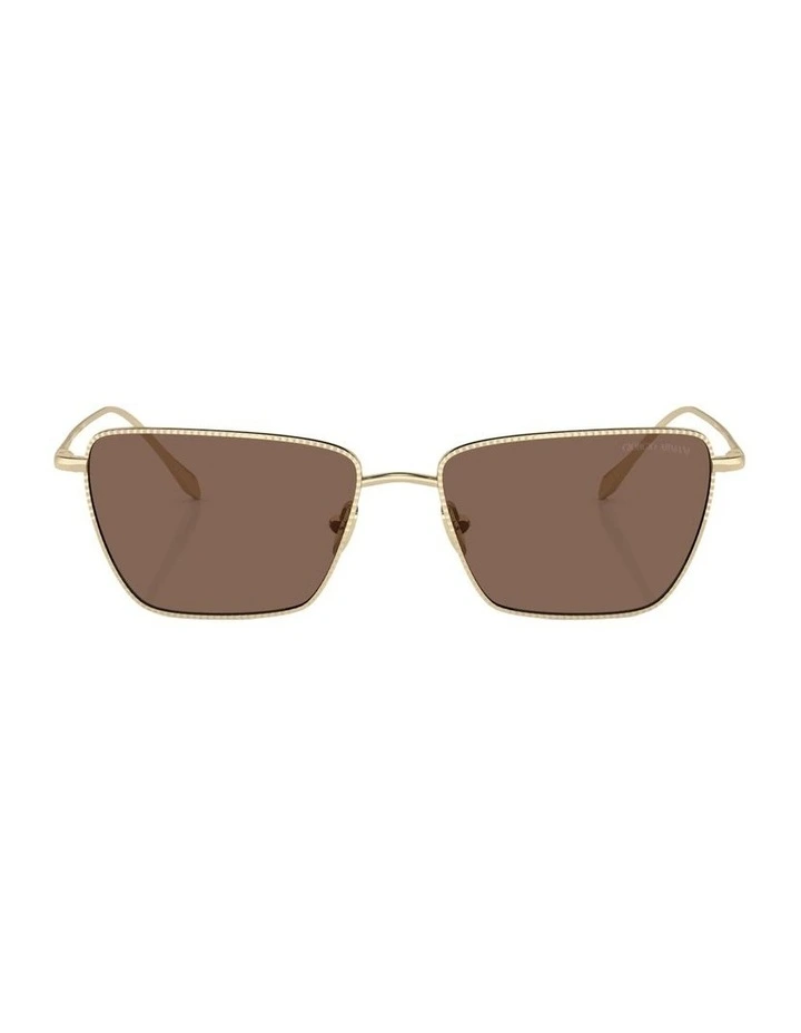 Metal Sunglasses AR6153 in Gold image 2