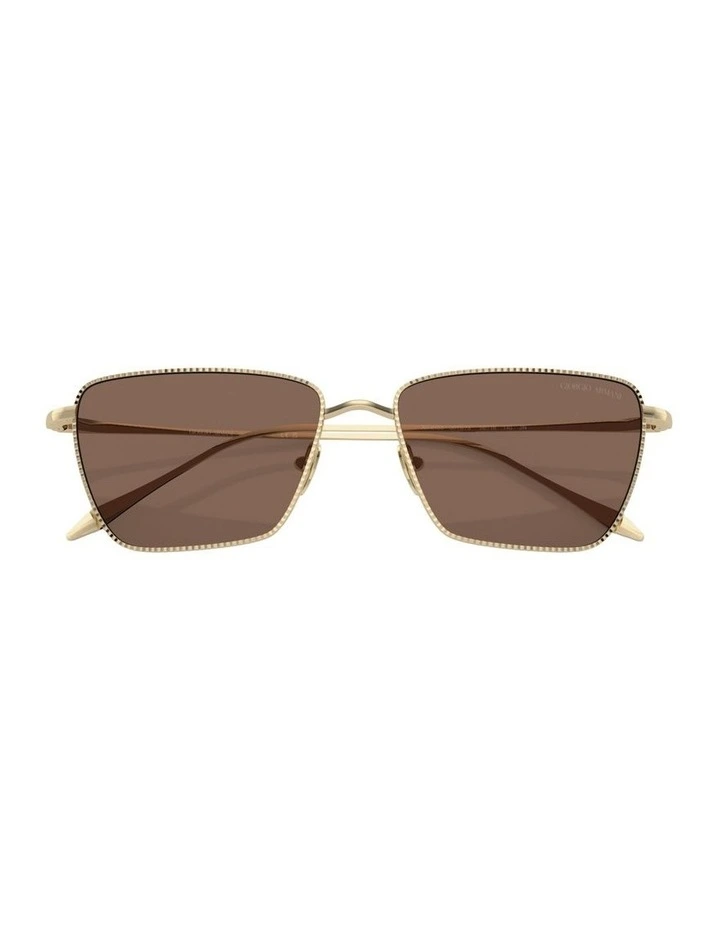Metal Sunglasses AR6153 in Gold image 4