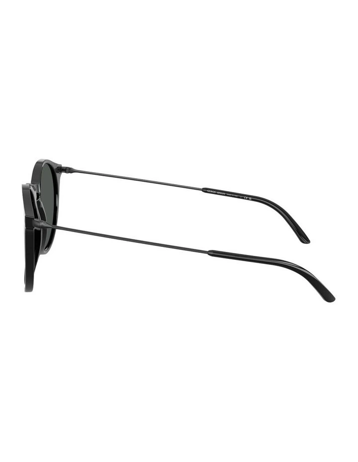 AR8121 Acetate Sunglasses in Black image 3