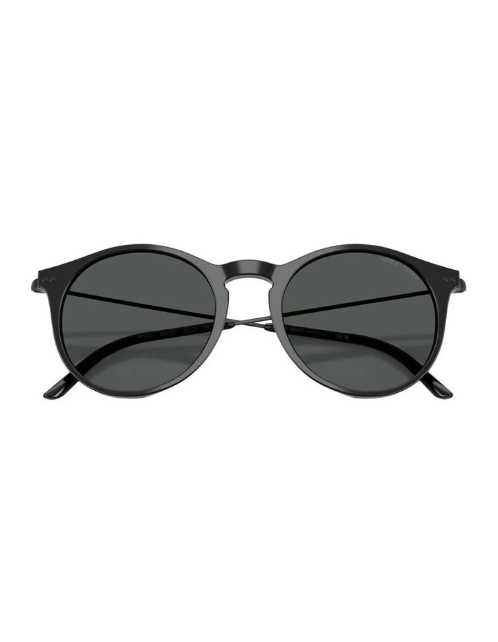 AR8121 Acetate Sunglasses in Black image 4