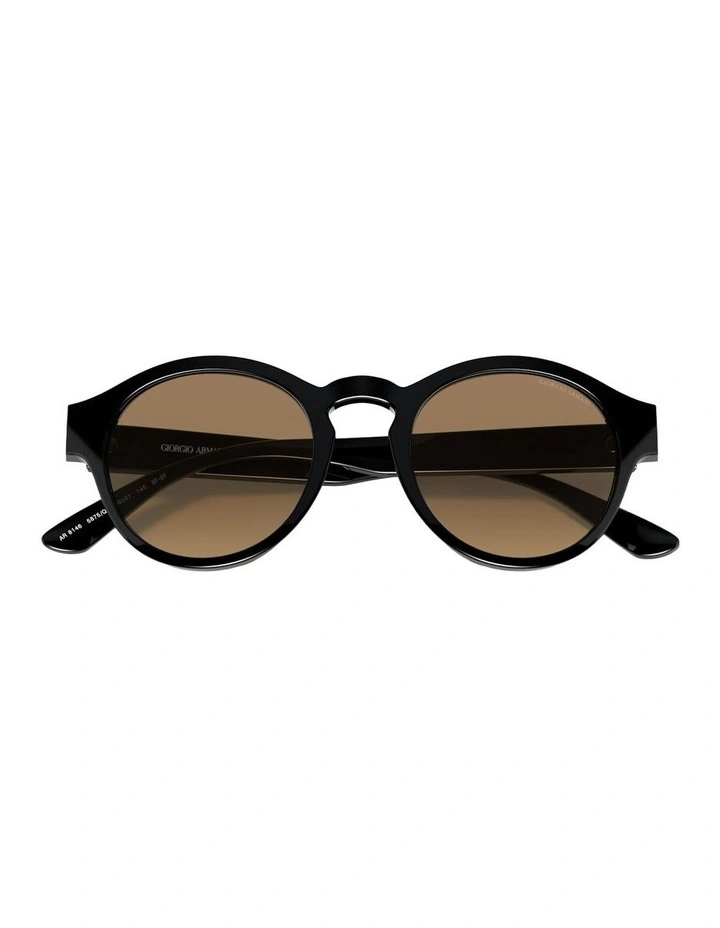 Acetate Sunglasses in Black image 4