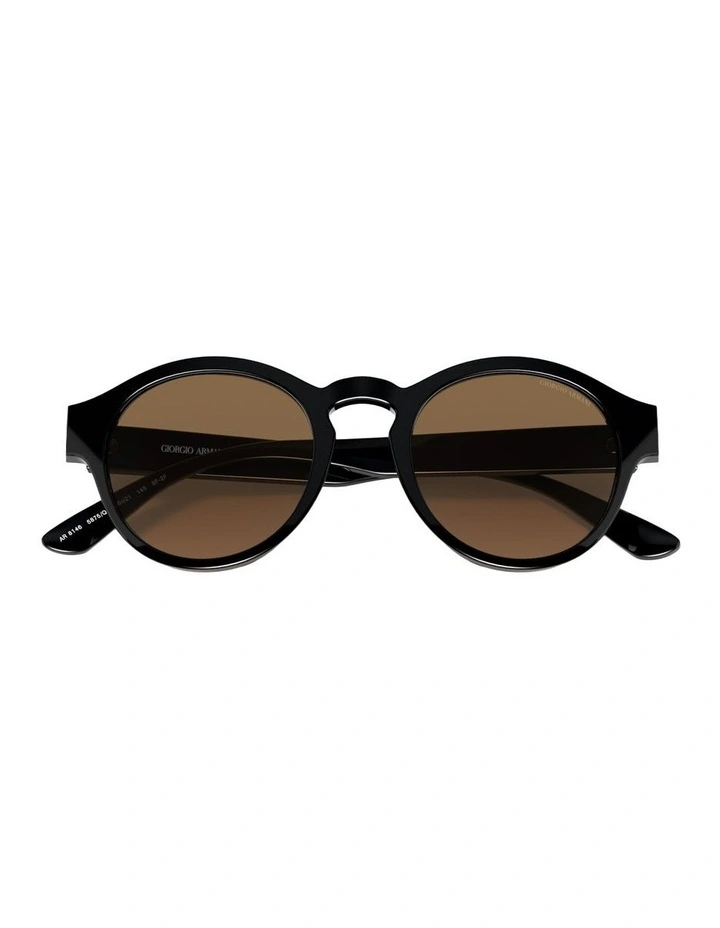 Acetate Sunglasses in Black image 5