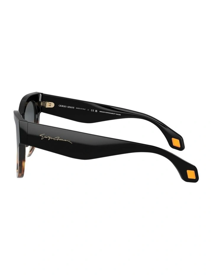 Acetate Sunglasses AR8195U in Black image 2