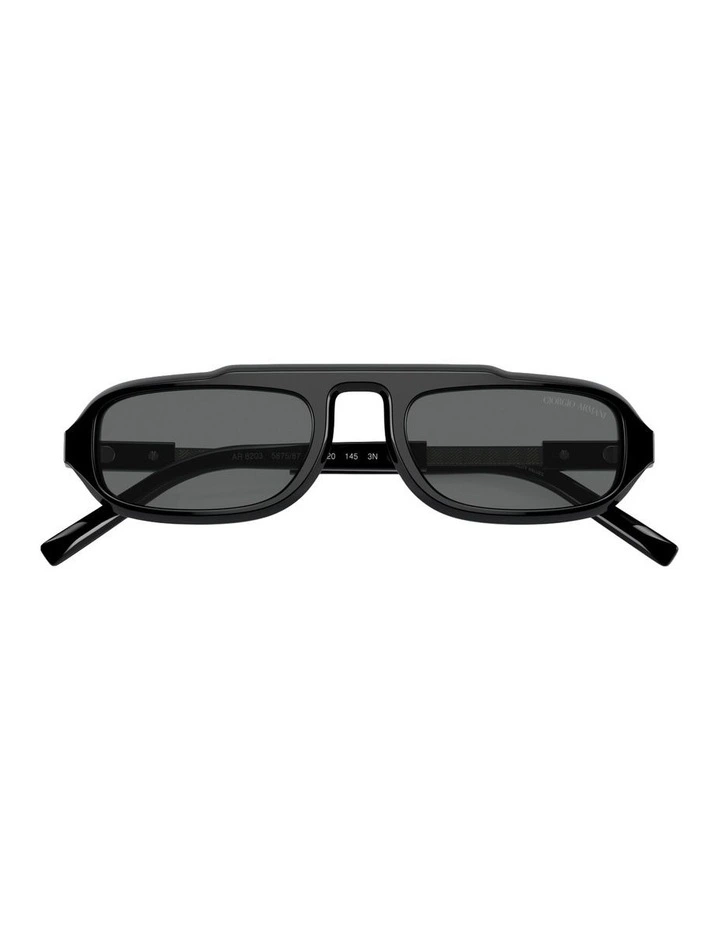AR8203 Acetate Sunglasses in Black image 4