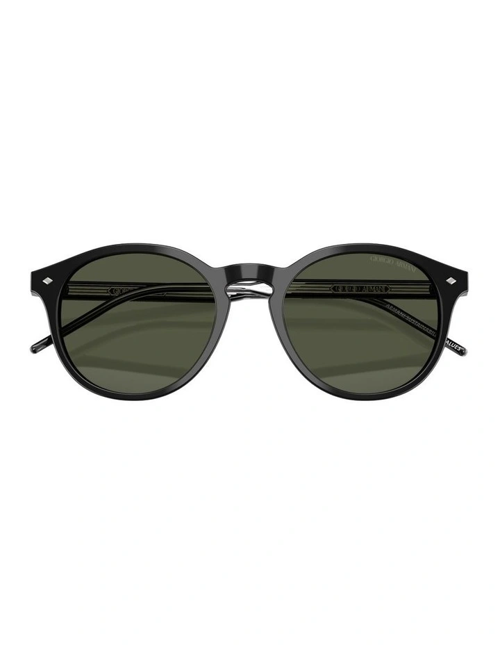 Acetate Sunglasses in Black image 4
