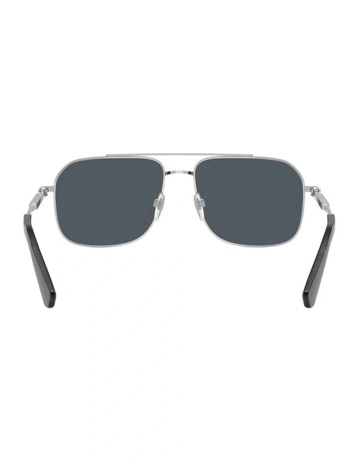 Metal Sunglasses in Silver image 3