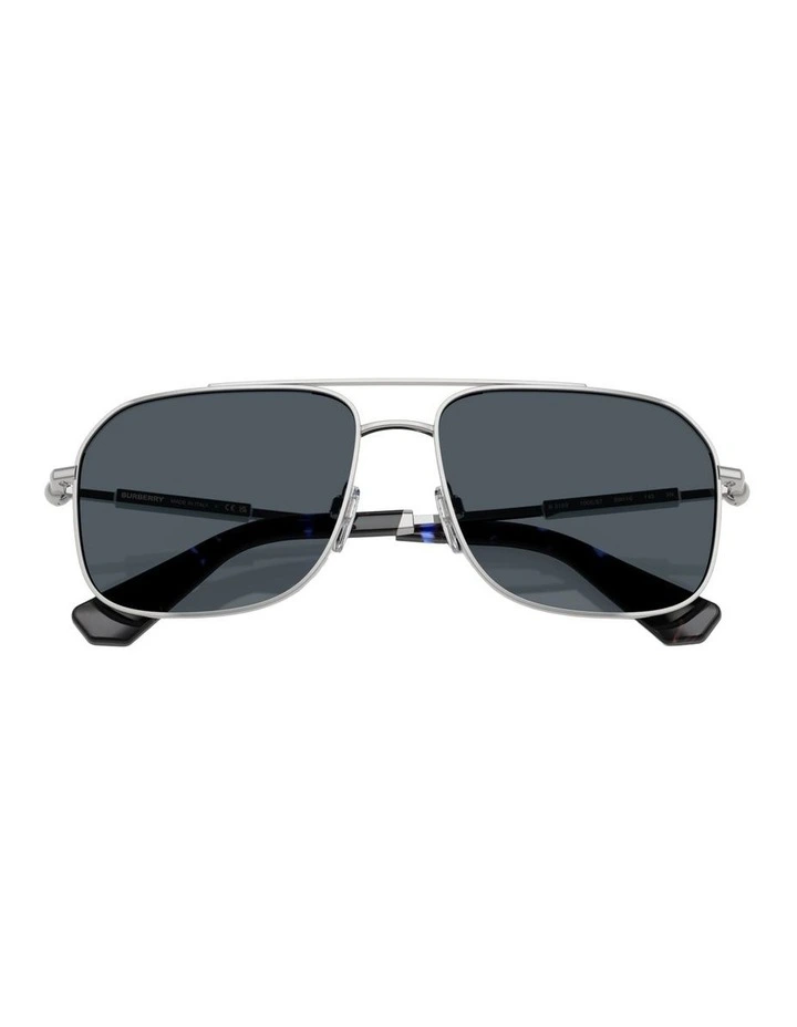 Metal Sunglasses in Silver image 4