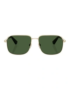 Metal Sunglasses in Gold