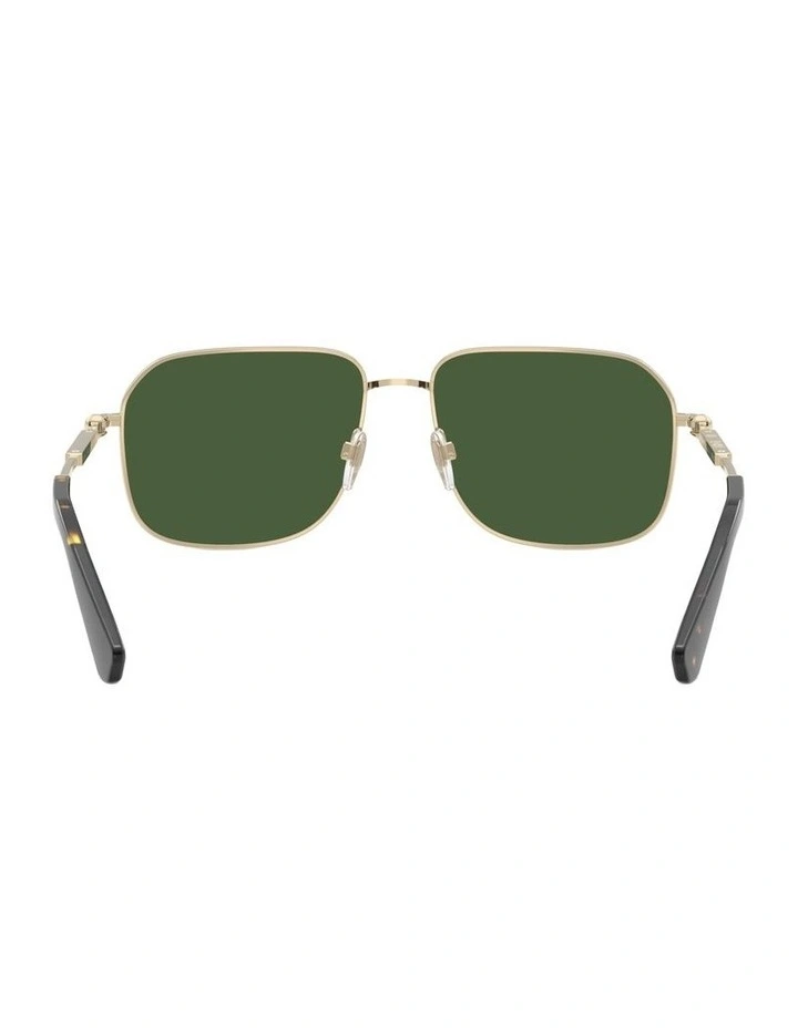 Metal Sunglasses in Gold image 3