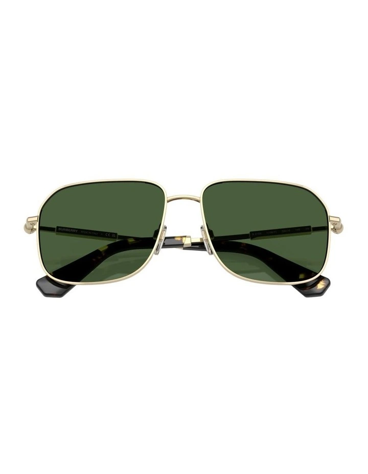 Metal Sunglasses in Gold image 4